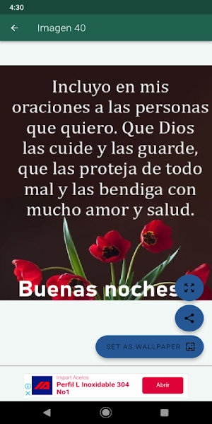 Buenos días, tardes y noches Screenshot 2