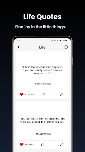 famous and inspiring Quotes Screenshot 2