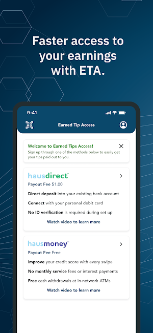 TipHaus Employee App Screenshot 1