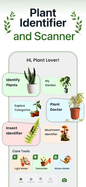 Plant Identifier Scan and Care Screenshot 0