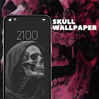 Skull Aesthetic Wallpaper 4K