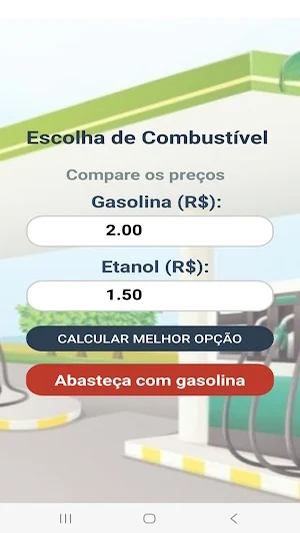 calculador de combustível Screenshot 0