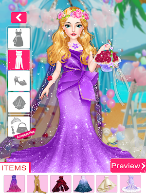 Model  Wedding  Dress Up: Fashion  Bride  Makeover Screenshot 1
