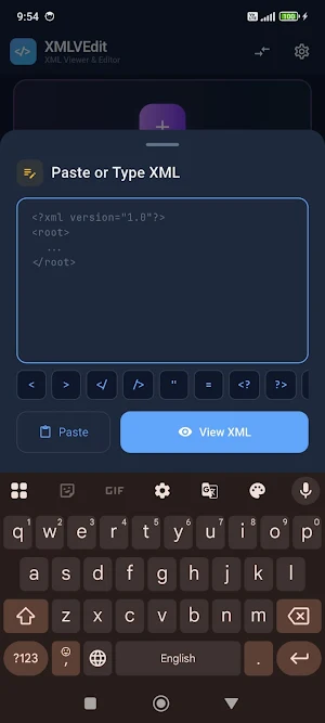 XML Viewer & Editor Screenshot 1