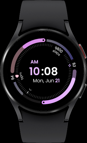 Dynamic Heart Watch Face Screenshot 0