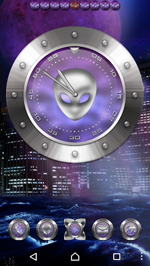 UFO Clock Widget Screenshot 1