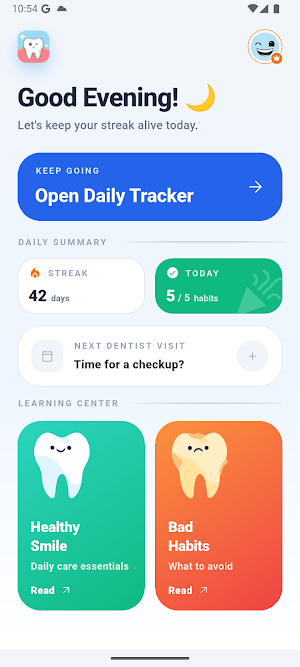 Bright Smile - Dental Tracker Screenshot 1