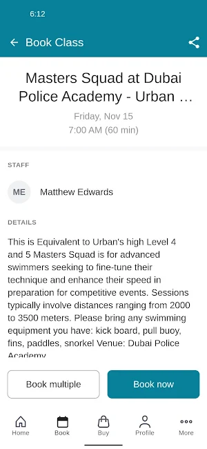 Urban Swim Academy Screenshot 2