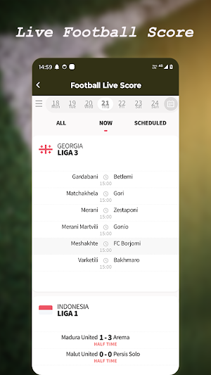 Live Football TV HD Streaming Screenshot 1