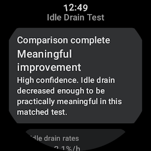 WristRevive: Battery Tests Screenshot 2