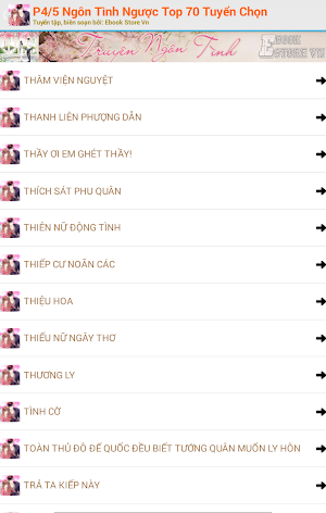 Ngôn Tình Ngược Top 70 Tuyển Chọn Phần 4/5 Screenshot 2