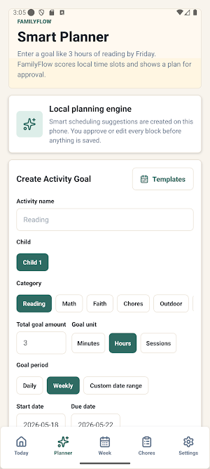 FamilyFlow Screenshot 2
