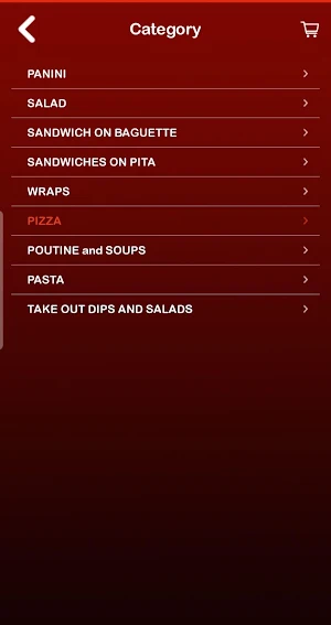 Pizza Cafe Screenshot 1