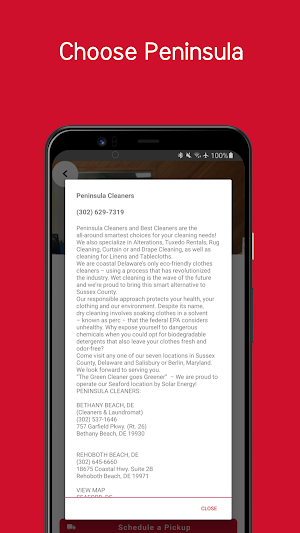 Peninsula Cleaners Screenshot 3