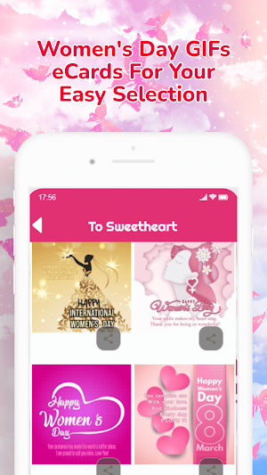 Women Day Cards Wishes GIFs Screenshot 3