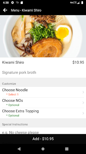 Kiwami Ramen Screenshot 3