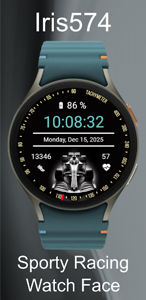 Iris574 Sporty Theme Watch Screenshot 3