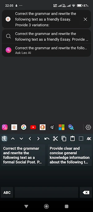 Prompt AI Keyboard Screenshot 3