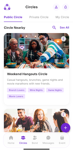 Bonded App Screenshot 1