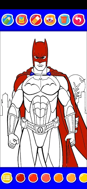 Superhero Coloringbook Screenshot 1