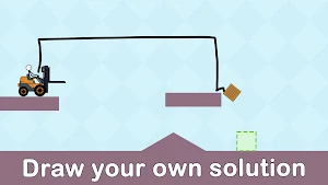 Stickman Physic Draw Puzzle Screenshot 0