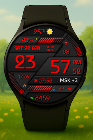 Digital Minimal Watch Face Screenshot 1