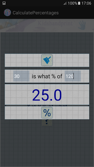 Calculate Percentages Screenshot 2