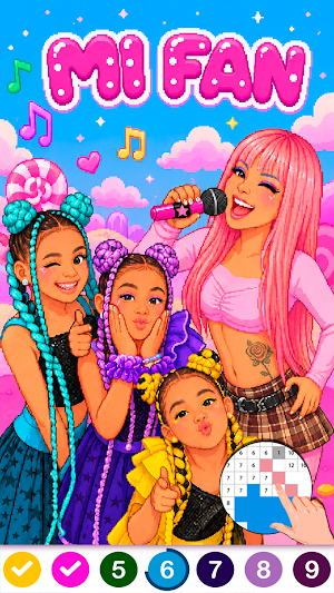 Señorita Influencer Colorear Screenshot 1