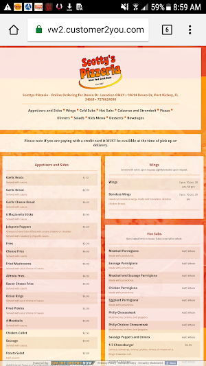 Scotty's Pizzeria Screenshot 3