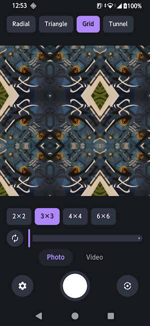 Kaleidoscope Camera: Mirror Screenshot 0
