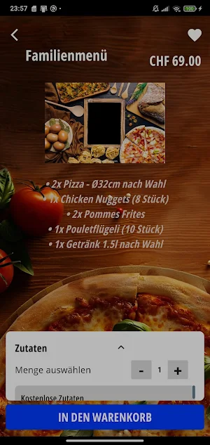 Pizzeria Oberland Rüti Screenshot 2