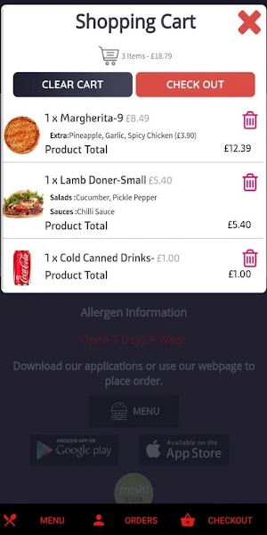 Fresh Pizza Newton Screenshot 1