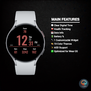 Digital Flow - watch face Screenshot 1