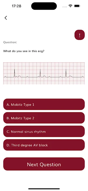 Cardiology Cases: ECG Quiz App Screenshot 1
