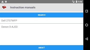 Instruction manuals Screenshot 1