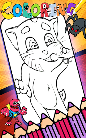 Talking Juan Scary coloring Screenshot 1