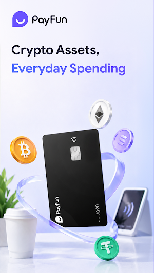 PayFun: Crypto Card & Wallet Screenshot 0