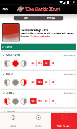 Garlic Knot Pizza – University Screenshot 3