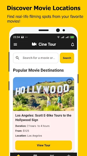 CineTourUSA – Film Tours Screenshot 0