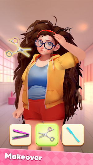 Makeover Queen: Pull the pin Screenshot 2
