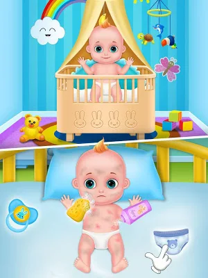 Mommy & newborn baby shower - Babysitter Game Screenshot 3