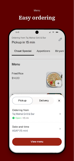 Taj Mahal Grill & Bar Screenshot 2