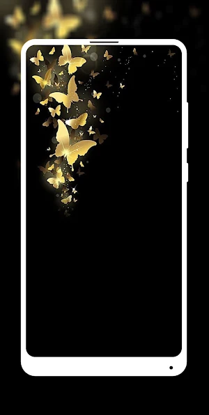 Black Gold Wallpaper Screenshot 3