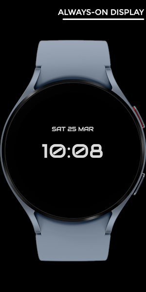 Nighty Digital 08 - watch face Screenshot 2
