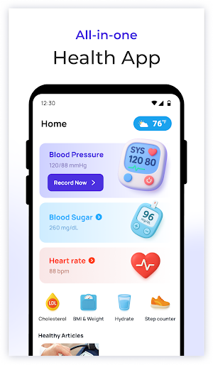 Blood Pressure Daily Tracker Screenshot 2