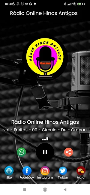 Rádio Online Hinos Antigos Screenshot 0
