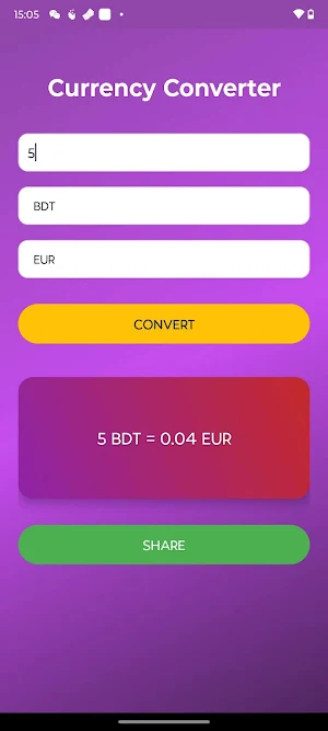 Currency Converter Screenshot 1