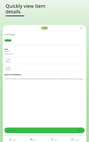 JB Gourmet Juice Bar Screenshot 2
