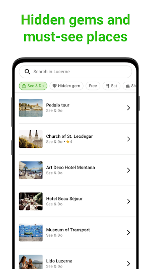 Lucerne Tour Guide:SmartGuide Screenshot 2