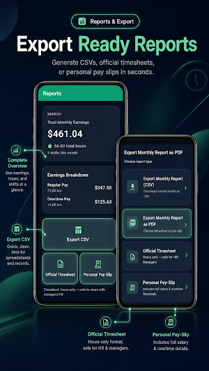 ShiftLog: Overtime Calculator Screenshot 3
